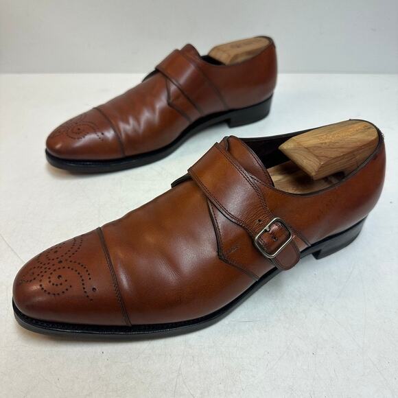 NEW HEELS Edward Green x Ralph Lauren Puple Label Single Monk England US 9.5 D main image 7
